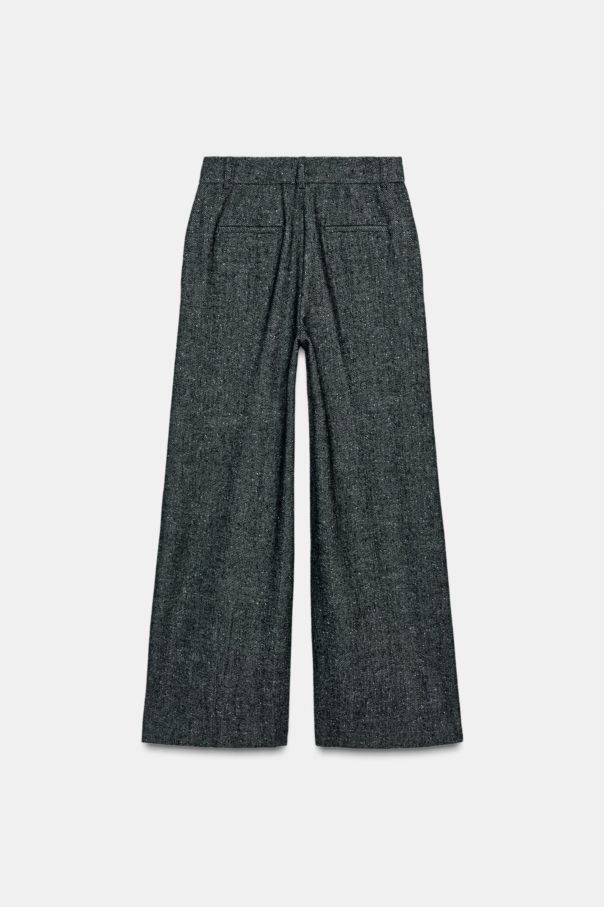 PANTALON DROIT AVEC LAINE ZW COLLECTION